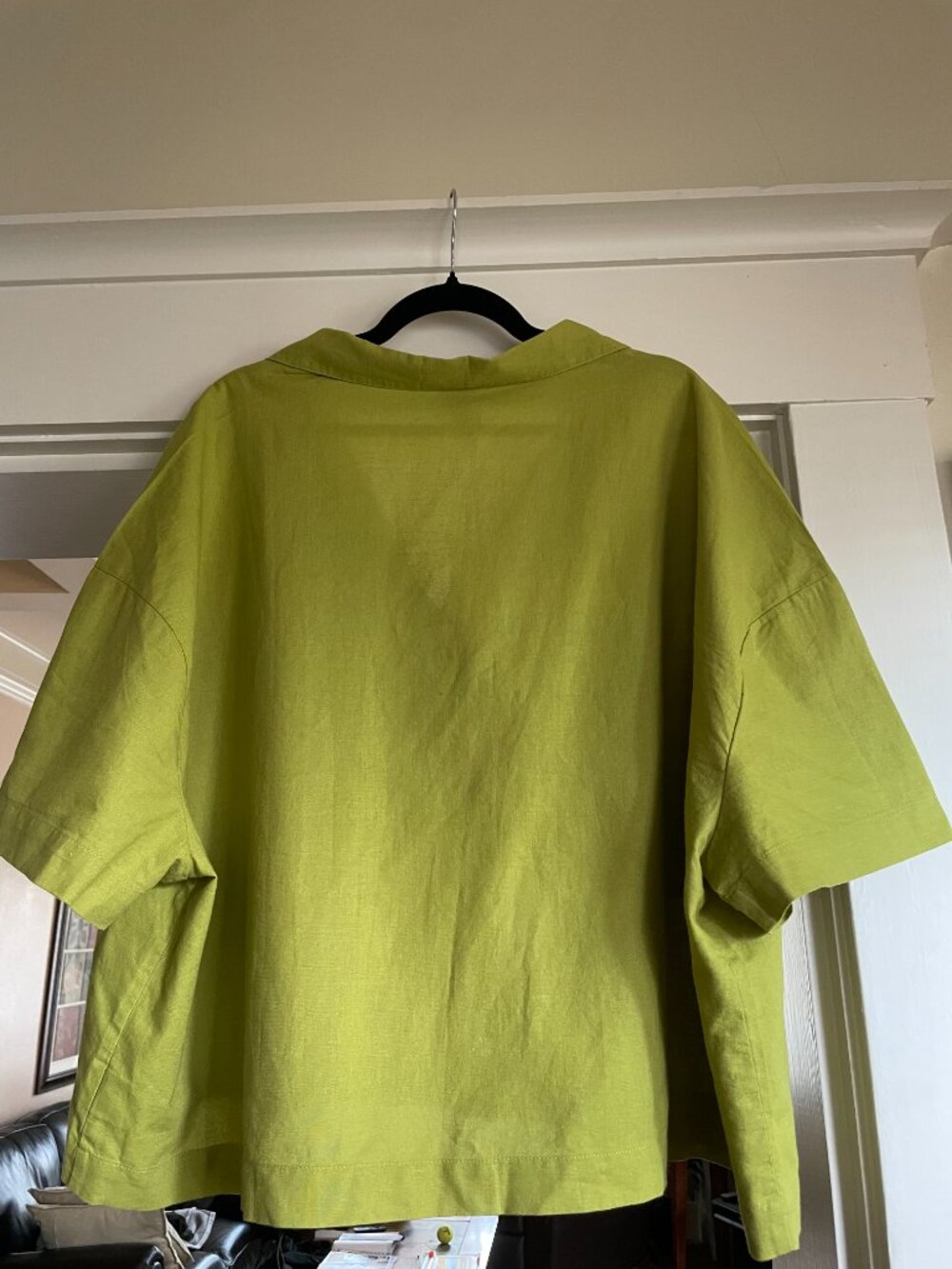 Lucy & Yak Lime Green Button-Down Shirt - Picture 3 of 10